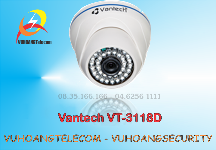 Camera hồng ngoại quan sát ngày đêm Vantech VT-3118D