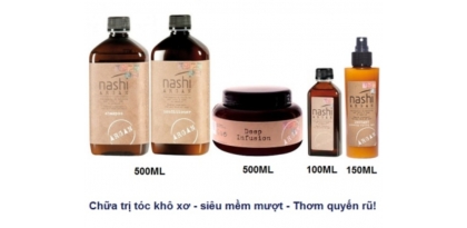 BỘ SẢN PHẨM CAO CẤP PHỤC HỒI TÓC HƯ TỔN NASHI ARGAN (BỘ LỚN)