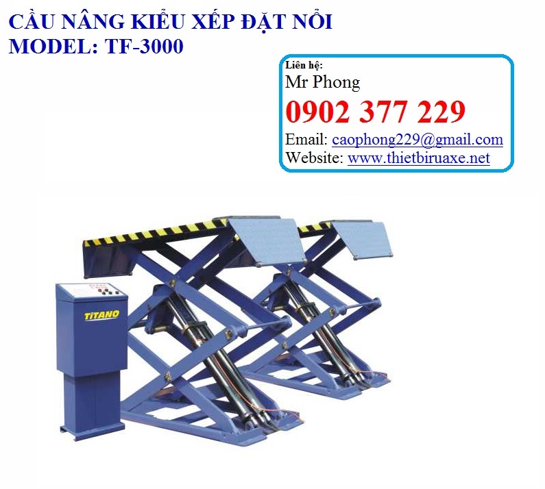 CẦU NÂNG KIỂU XẾP TF-3000