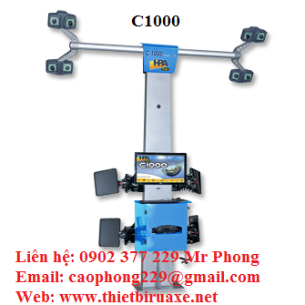  MÁY CÂN CHỈNH GÓC ĐẶT BÁNH XE CÔNG NGHỆ QUÉT ẢNH (3D) C1000 INEXT