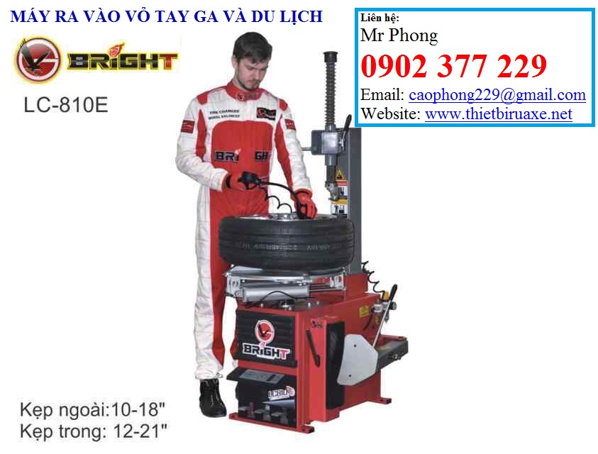  MÁY RA VÀO VỎ XE Ô TÔ VÀ TAY GA LC-810E