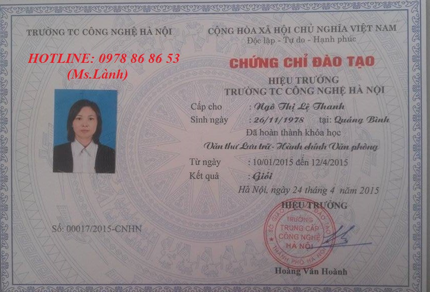 Đào tạo nghiệp vụ Văn thư lưu trữ