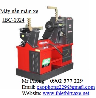  Máy nắn mâm, sửa mâm xe ô tô, xe máy Model: JBC-1024  Nhãn hiệu: BALANSMATIC  Xuất xứ: Thổ Nhĩ Kỳ