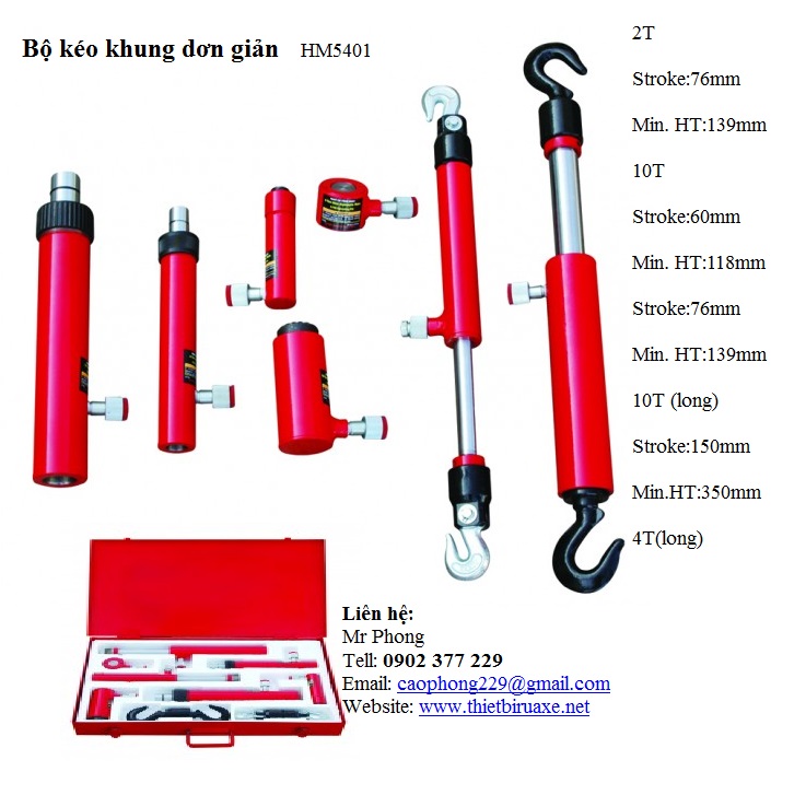  BỘ KÉO ĐƠN GIÃN 10 TẤN Nhãn hiệu: Titano  Xuất xứ: China