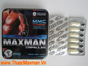 Thuốc cường dương Maxman Capsules 3000mg (24 viên)