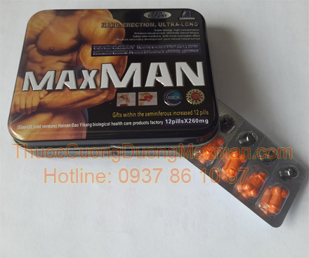 Thuốc cường dương Maxman Super Energy loại 24 viên