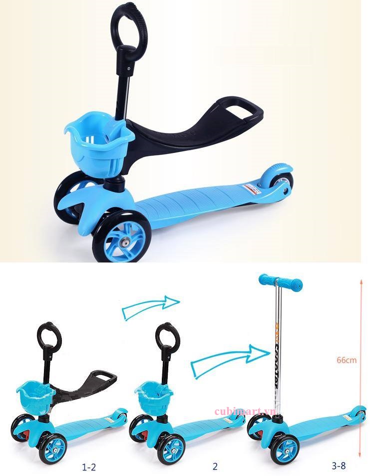 Xe Trượt Scooter 3 Giai Đoạn