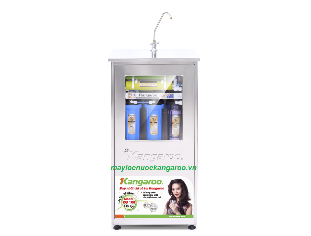 Máy lọc nước Kangaroo KG108 UV 9 lõi có đèn UV