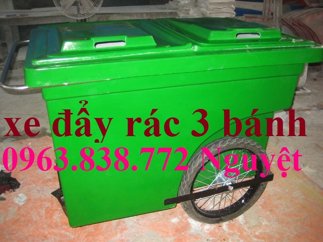 THÙNG RÁC 660L, XE ĐẨY RÁC GIÁ RẺ CẠNH TRANH NHẤT