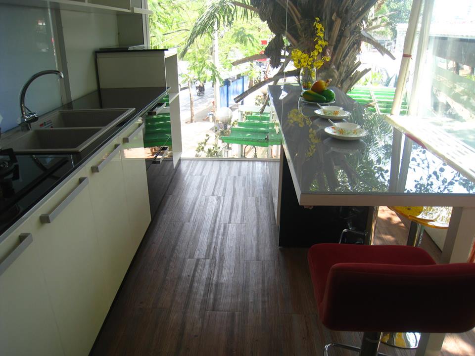 Tủ bếp hiện đại - Laminate