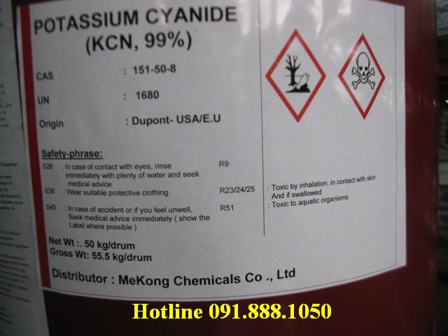 Bán Kali Xyanua 99% KCN Potassium Cyanide hàng nhập khẩu chính ngạch trực tiếp giá cạnh tranh.