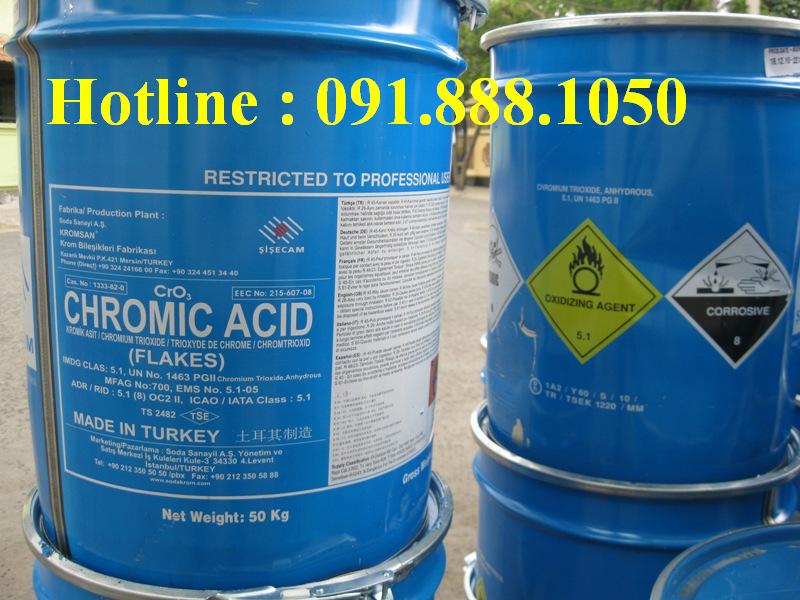 Bán axit cromic, cro3, acid chromic hàng nhập khẩu trực tiếp giá đặc biệt.