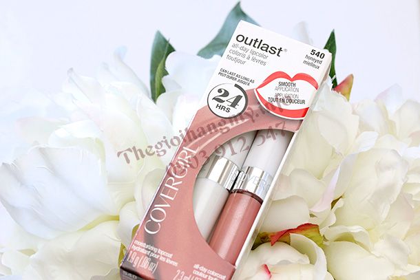 Son 2 ống CoverGirl Outlast All Day Two Step Lipcolor