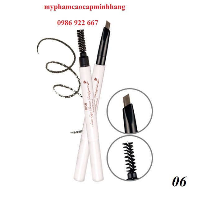 Chỉ kẻ lông mày DSB Eye Brow Designer màu nâu