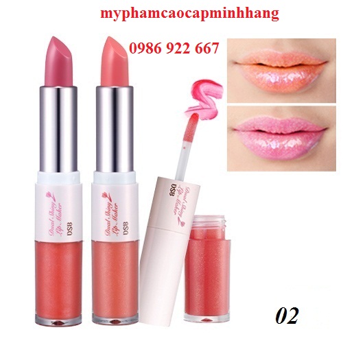 Son Dưỡng Bóng 2in1 Dual Shiny Lip Maker