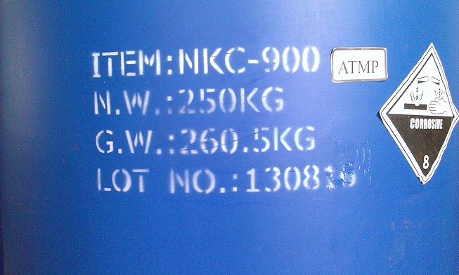 Amino tris (methylene phosphonic acid)