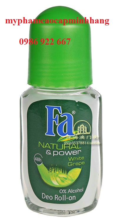   Lăn  khử mùi Fa Natural & Power 50ml 