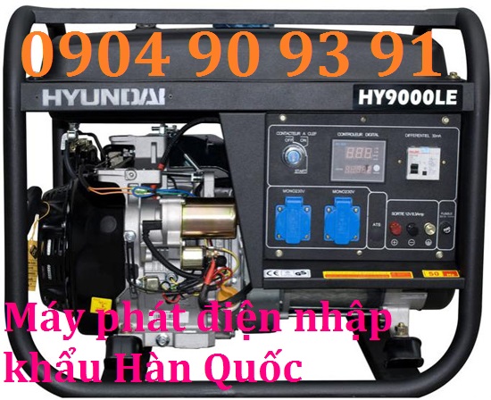 Máy phát điện chạy xăng Hyundai HY 9000LE