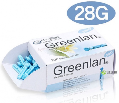 Kim lấy máu Lancets Greenlan (Hộp 200 cây)