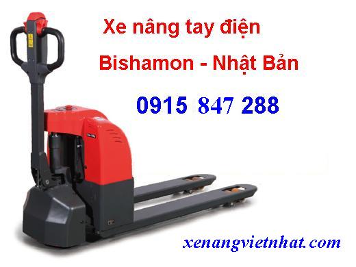 Xe nâng tay điện hiệu Bishamon - Nhật Bản