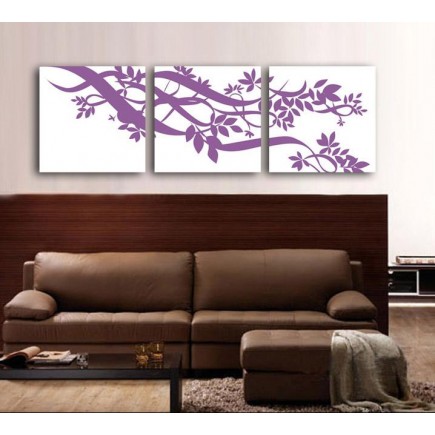 tranh bộ treo tường vector mc024 (kích thước 120x40cm)   