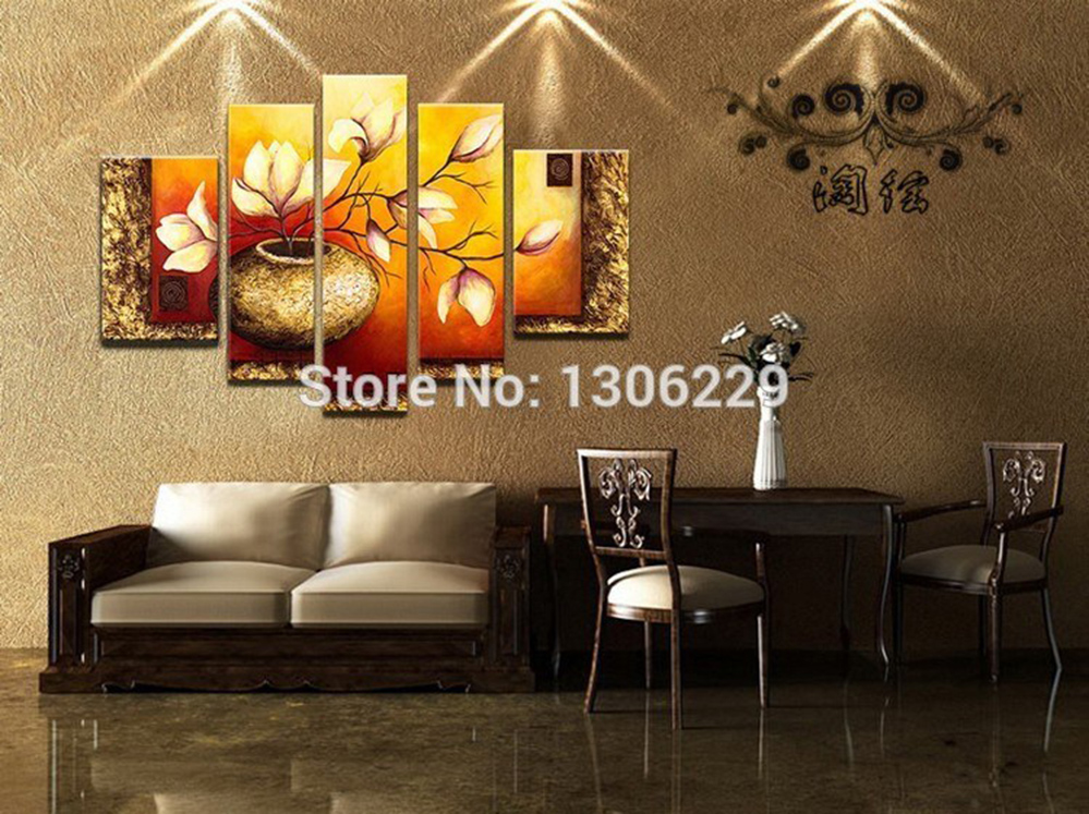 Bộ tranh sơn dầu hiện đại SD156 (kích thước 135x90cm) 