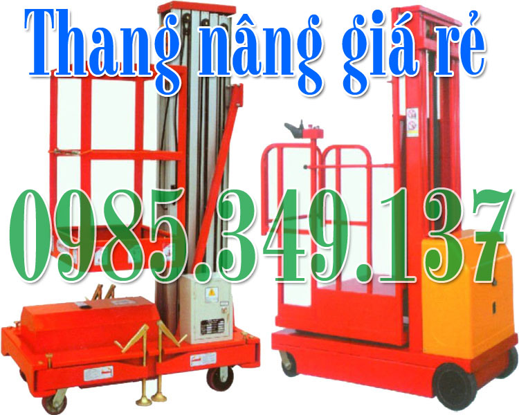 Siêu rẻ Thang nâng đôi, thang nâng người 200kg, Thang nâng hàng