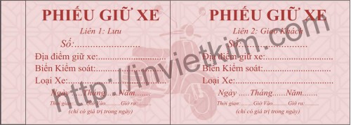 Vé giữ xe