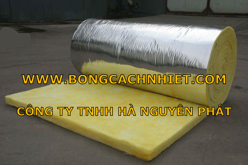 bông thủy tinh glasswool cách nhiệt tỷ trọng 32kg/m3 dày 50mm