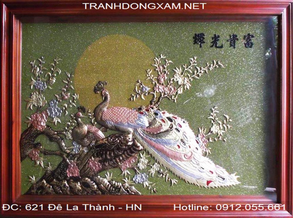 Tranh Công Mai Bằng Đồng