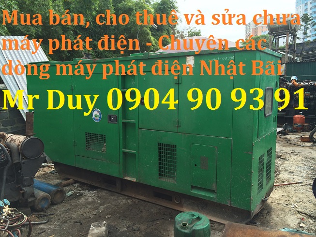 MÁY PHÁT ĐIỆN NHẬT CŨ DENYO 200KVA