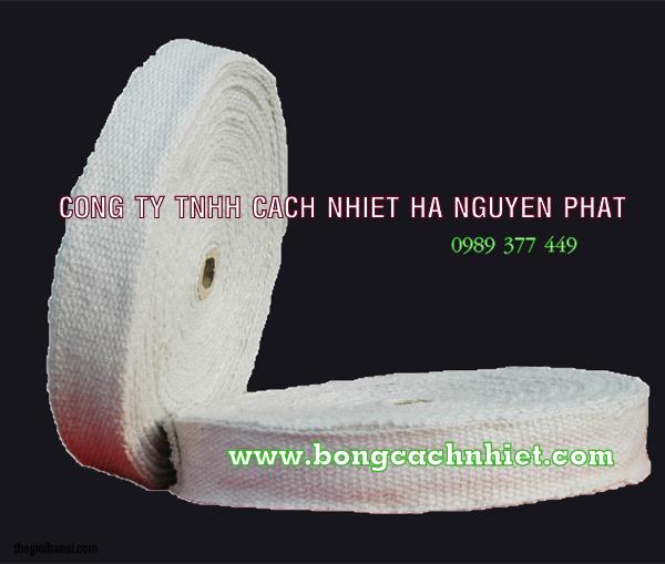 Vải ceramic dày 3mm khổ 50mm  chịu nhiệt 1260 độ