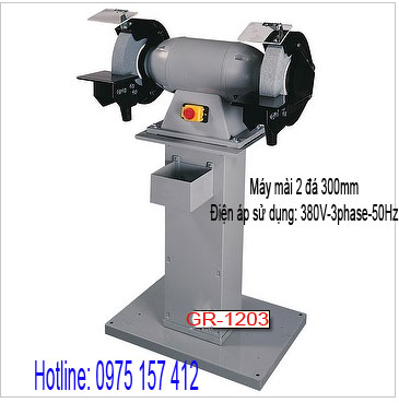 Máy mài kim loại 2 đá Shinetool GR-1203