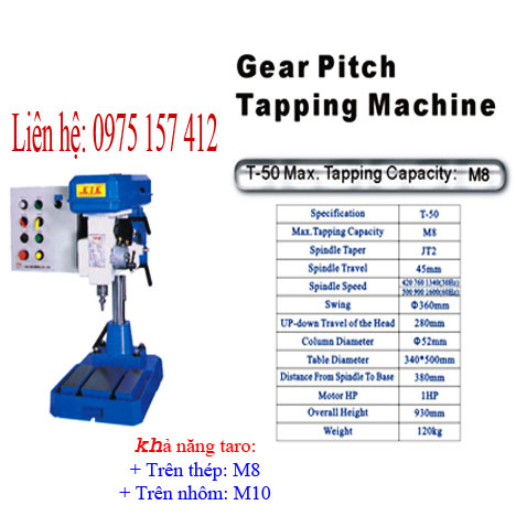 Máy taro tự động KTK T-50