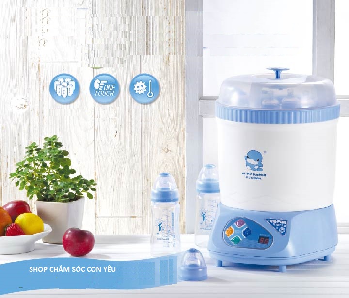 Máy tiệt trùng bình sữa sấy khô tự động KuKu ku-9019