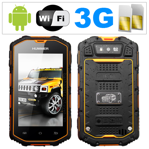 Điện thoại Hummer H5 Android 4.2.2 chống nước, chống sốc