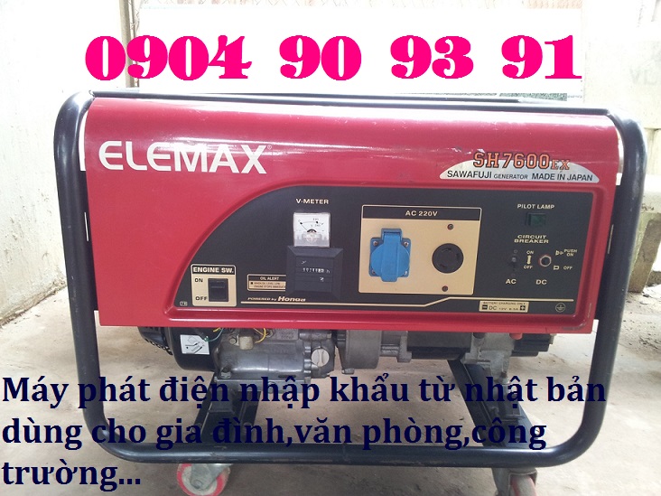 MÁY PHÁT ĐIỆN ELEMAX SH7600