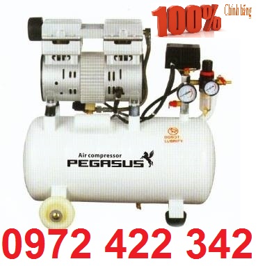 MÁY NÉN KHÍ KHÔNG DẦU, GIẢM ÂM PEGASUS TM- OF750- 35L