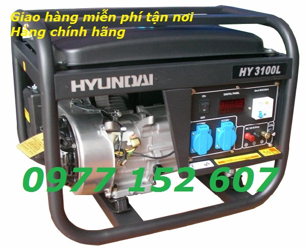 Máy phát điện xăng Hyundai HY 3100L- giật nổ