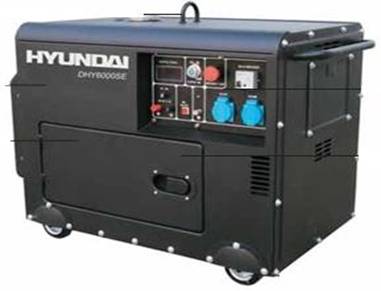 Máy phát điện Diesel Hyundai DHY 6000SE - chống ồn