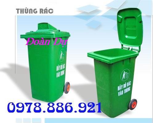 Thùng rác nhựa HDPE 240 lít