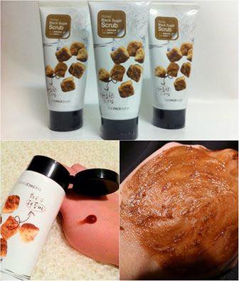 Tẩy da chết Honey Black Sugar Scrub The Face Shop