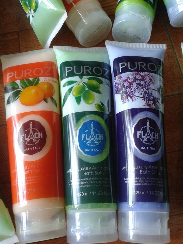 MUỐI TẮM PUROZ TẨY THÂM ĐEN