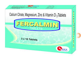 	FERCALMIN- công thức tối ưu bổ sung calcium& khoáng chất giữ cho hệ xương khỏe mạnh