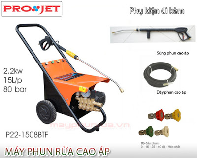 Máy phun rửa cao áp 2.2kw P22-1508BTF