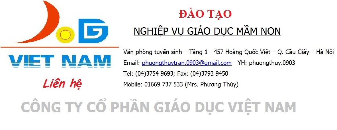 Tuyển sinh khóa Bồi dưỡng Nghiệp vụ giáo dục mầm non