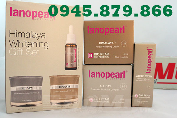 Bộ sản phẩm trị nám và làm trắng da Lanopearl Himalaya Whitening Gift Set