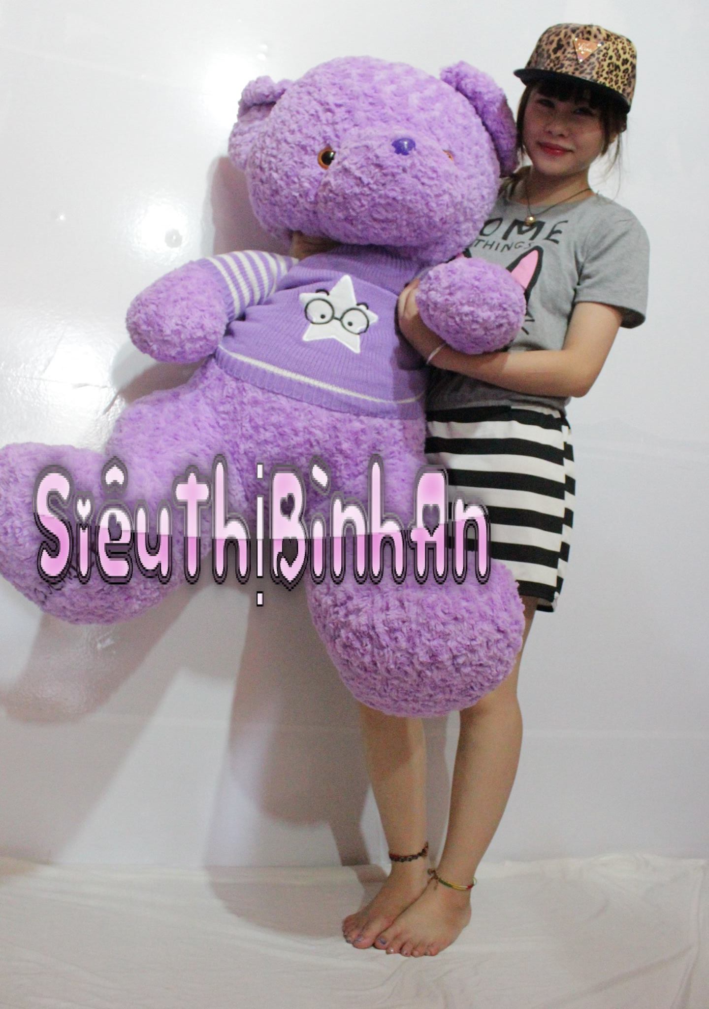 Gấu Teddy Lavender 1m6