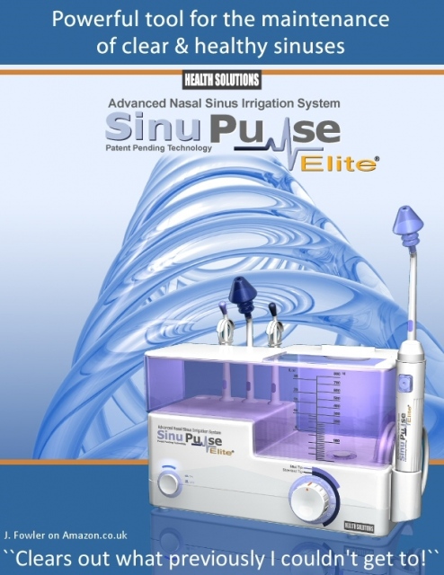 Máy vệ sinh Mũi Sinupulse Elite -  Điều trị Viêm xoang Viêm mũi dị ứng