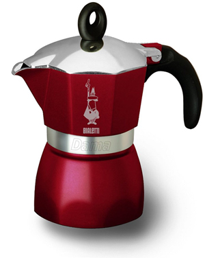 Ấm pha cà phê Bialetti Dama Glamour 3TZ Bordeaux BCM-4012